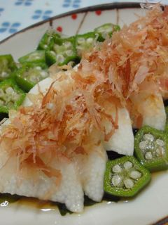 夏サラダ*鰹節+長芋+オクラ*-レシピのメイン写真