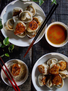 鶏挽肉でジューシー餃子★柚子胡椒風味★-レシピのメイン写真
