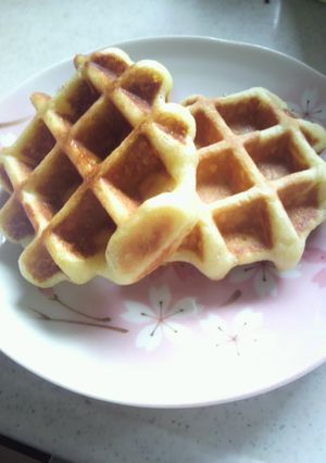 簡単★タッパーとお箸でお手軽に★ワッフル-レシピのメイン写真