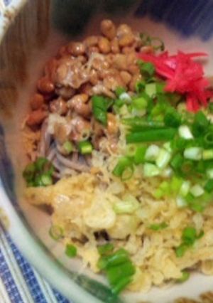 納豆たぬきそば-レシピのメイン写真