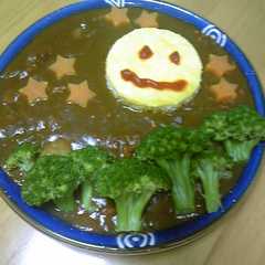 รูปของ 夜空のお月さま☆デコカレー