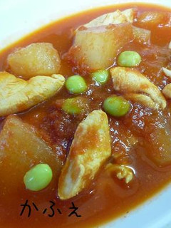 鶏ととうがんのトマト煮-レシピのメイン写真