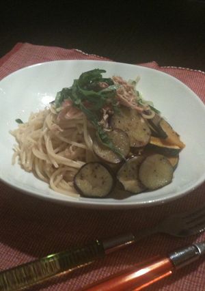 夏野菜和風冷製パスタ-レシピのメイン写真