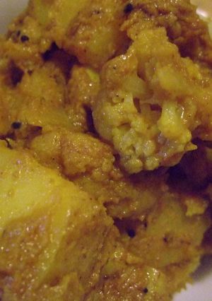 アルゴビ　カリフラワーとジャガイモカレー-レシピのメイン写真