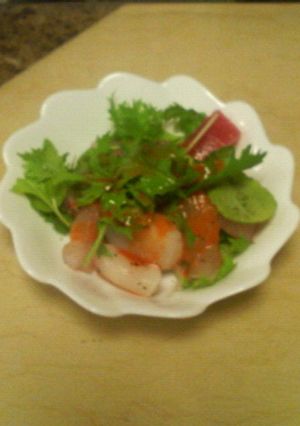 アセロラレモンと魚介のカルパッチョ-レシピのメイン写真