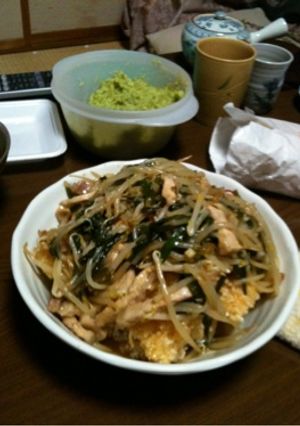 中華おこげ・豚ニラあんかけ-レシピのメイン写真