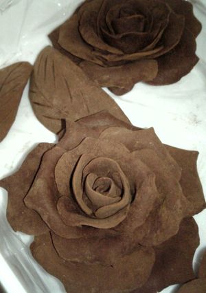 チョコでお花～♪-レシピのメイン写真