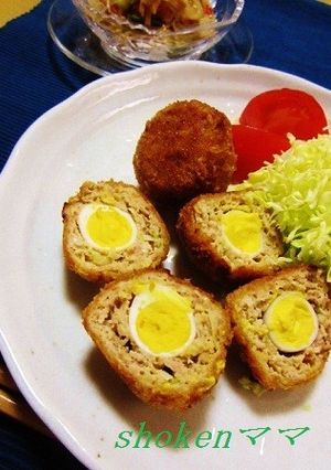 うずらの玉子入り!ころころメンチカツ-レシピのメイン写真