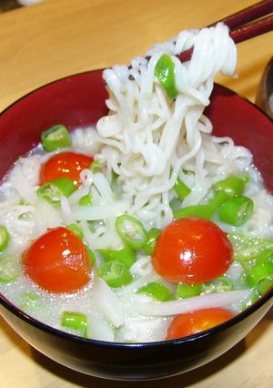 夏のトマトとんこつラーメン☀-レシピのメイン写真