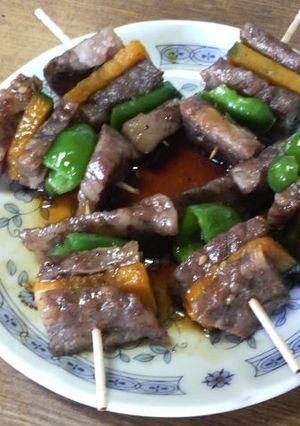 お弁当に★焼肉のミニ串焼き風-レシピのメイン写真
