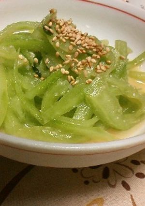 エコ！メロンの辛子酢味噌-レシピのメイン写真