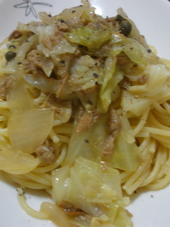 簡単キャベツとツナのパスタ-レシピのメイン写真