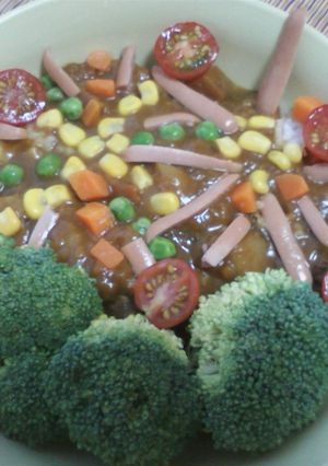 打ち上げ花火☆カレー！-レシピのメイン写真