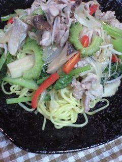 ゴーヤの塩焼きそば-レシピのメイン写真