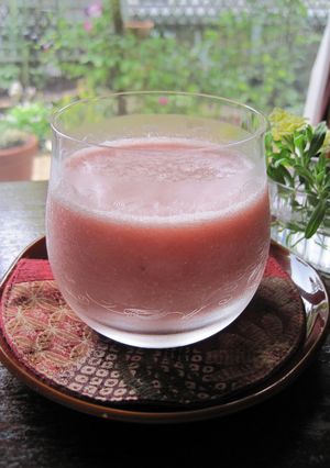 爽やか♡スイカとイチジクの冷たい飲み物-レシピのメイン写真