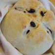 自家製酵母でレーズンカンパーニュ