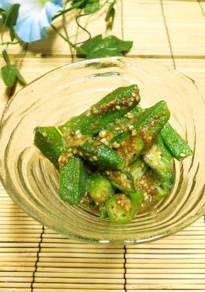 オクラのごま和え-レシピのメイン写真
