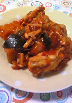手羽元のトマト煮-レシピのメイン写真