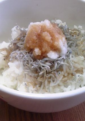 簡単！大根おろし・じゃこご飯-レシピのメイン写真