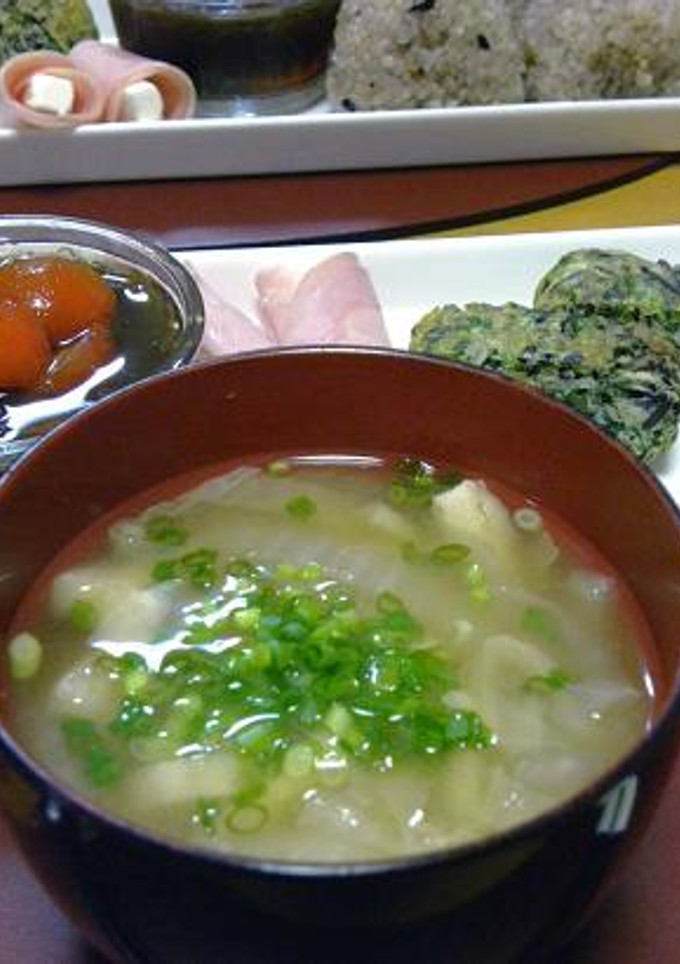白菜と油揚げの味噌汁-レシピのメイン写真