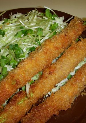 アスパラの豚肉まきまきフライ-レシピのメイン写真