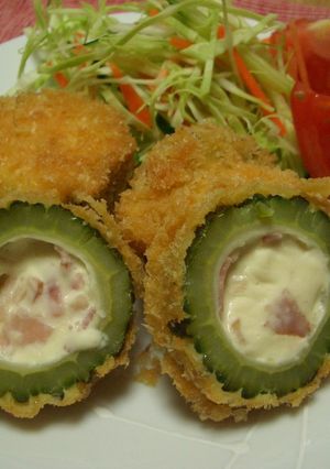 ゴーヤのクリームチーズフライ-レシピのメイン写真