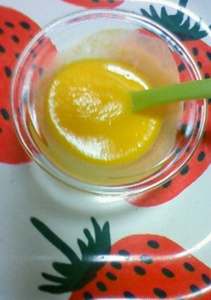 ☆カボチャMILK☆<離乳食5ヶ月>-レシピのメイン写真
