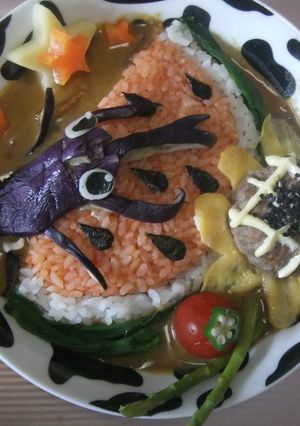 ●●すいかへＧＯ★カブト虫カレー●●-レシピのメイン写真