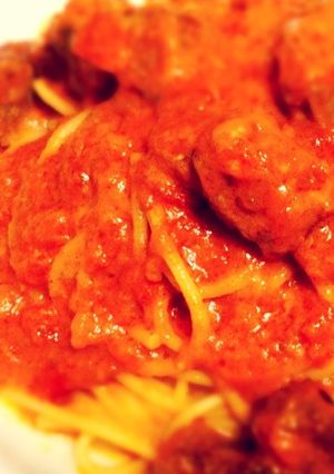 こってり濃厚チーズトマトクリームパスタ-レシピのメイン写真