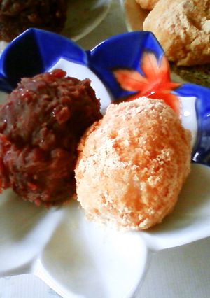 簡単あんこでおはぎ-レシピのメイン写真