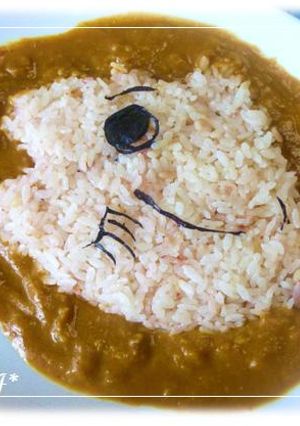 だまされちゃ絵♡デコカレー-レシピのメイン写真