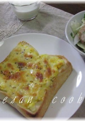 朝食にぴったりのたまごトースト-レシピのメイン写真
