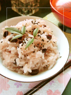 ささげご飯 ~お赤飯風のごはん-レシピのメイン写真