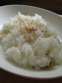 みょうがの混ぜご飯-レシピのメイン写真