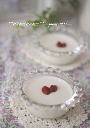 ✿✿おいし～い♪　簡単 杏仁プリン✿✿-レシピのメイン写真