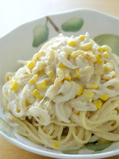 牛乳で作る簡単!クリームパスタ-レシピのメイン写真