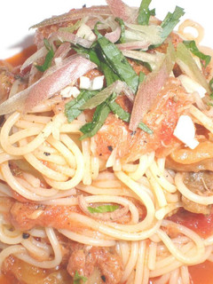 ナスとトマトの冷製パスタ-レシピのメイン写真