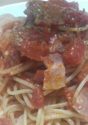 シンプルレシピ♡トマトとチーズのパスタ-レシピのメイン写真