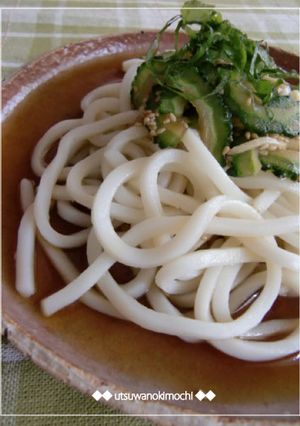 香味★ゴーヤ冷やしうどん-レシピのメイン写真