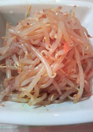 食べるラー油で美味しいモヤシのナムル-レシピのメイン写真