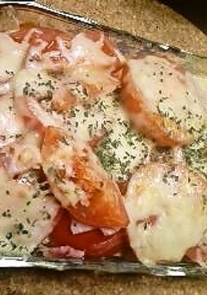 トマトとチーズのオーブン焼き-レシピのメイン写真