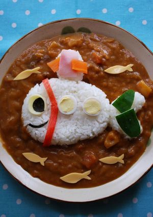 潜水艦deデコカレー-レシピのメイン写真