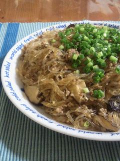 豚ひき肉と春雨のピリ辛炒め!-レシピのメイン写真