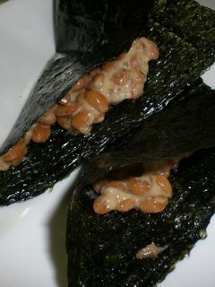 わさびマヨ納豆の海苔巻♪-レシピのメイン写真
