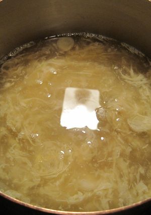 沈まない卵スープ　（分量変更）-レシピのメイン写真