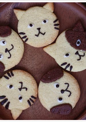 サクッ♪わんにゃんクッキー-レシピのメイン写真
