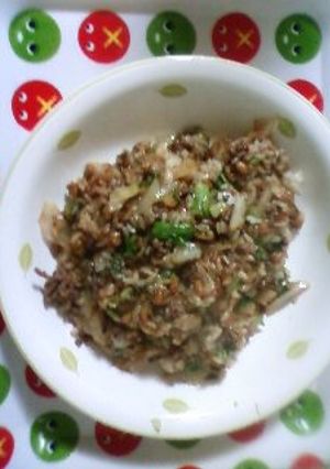 夏野菜のチャーハン 納豆ハーモニー添え☆-レシピのメイン写真