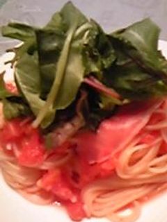 トマトと生ハムの冷製パスタ-レシピのメイン写真