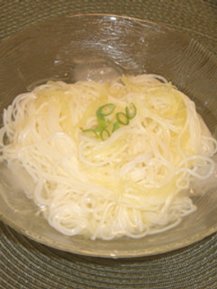 そうめん南瓜(金糸瓜)とそうめん-レシピのメイン写真