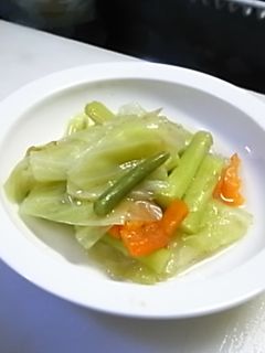 キャベツとアスパラのスープ煮-レシピのメイン写真
